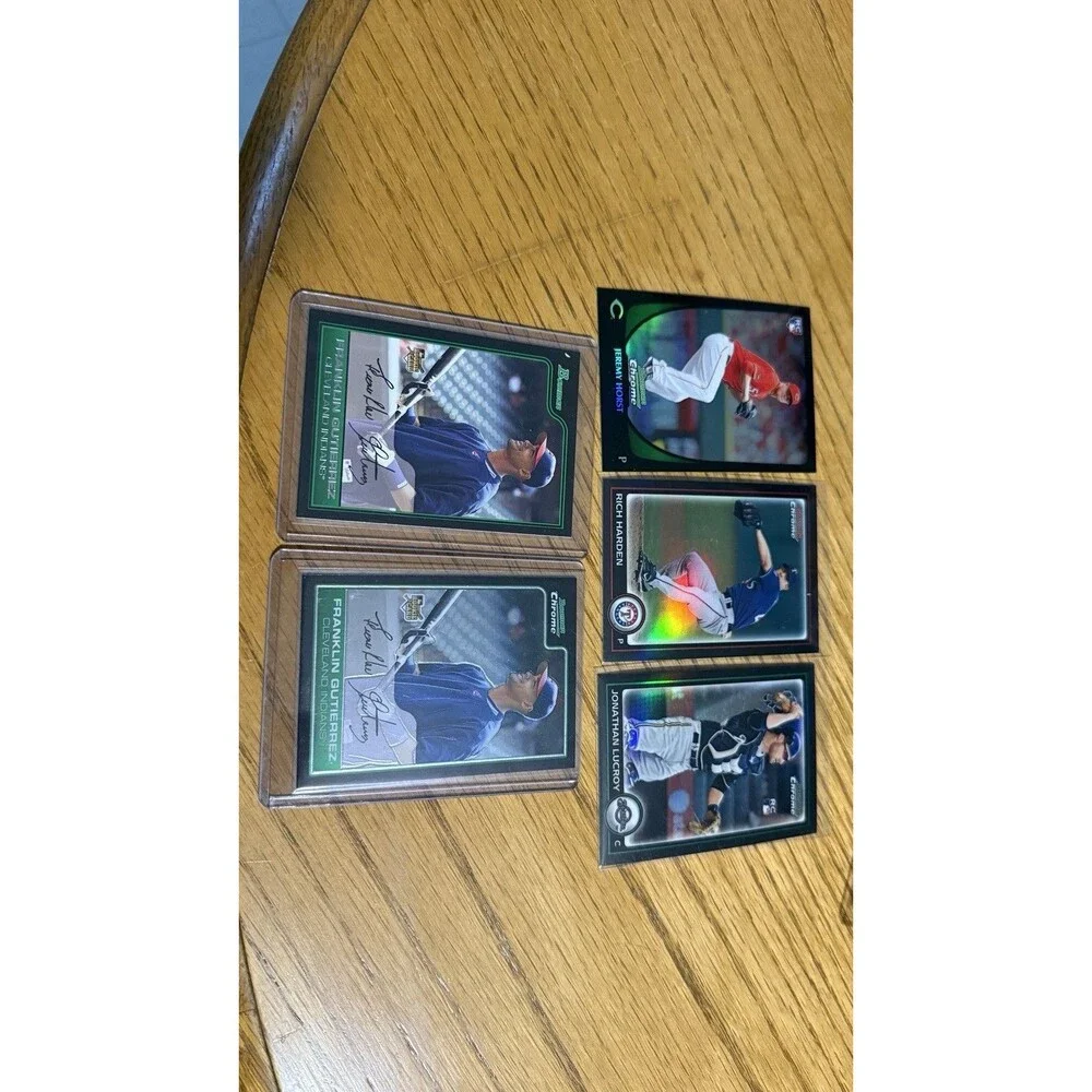 2006-2011 Topps Chrome Refractor Lot 5 Jonathan Lucroy RC Franklin Gutierrez